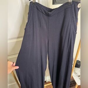 BleuSalt Wide-Leg Black Pants